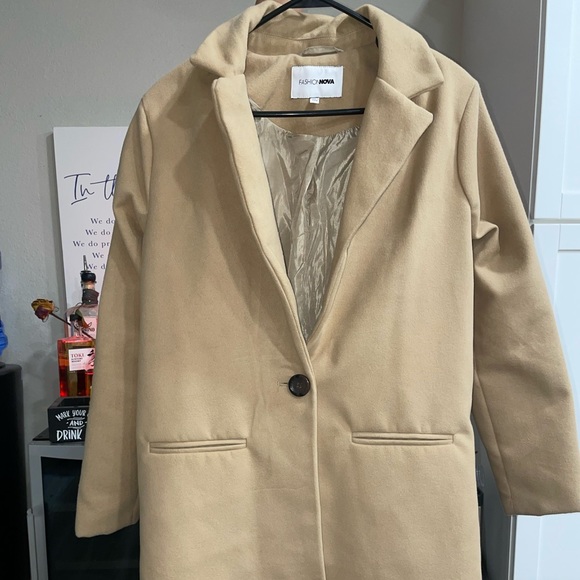 Fashion Nova Jackets & Blazers - Fashion nova pea coat, Never worn, runs small fits medium